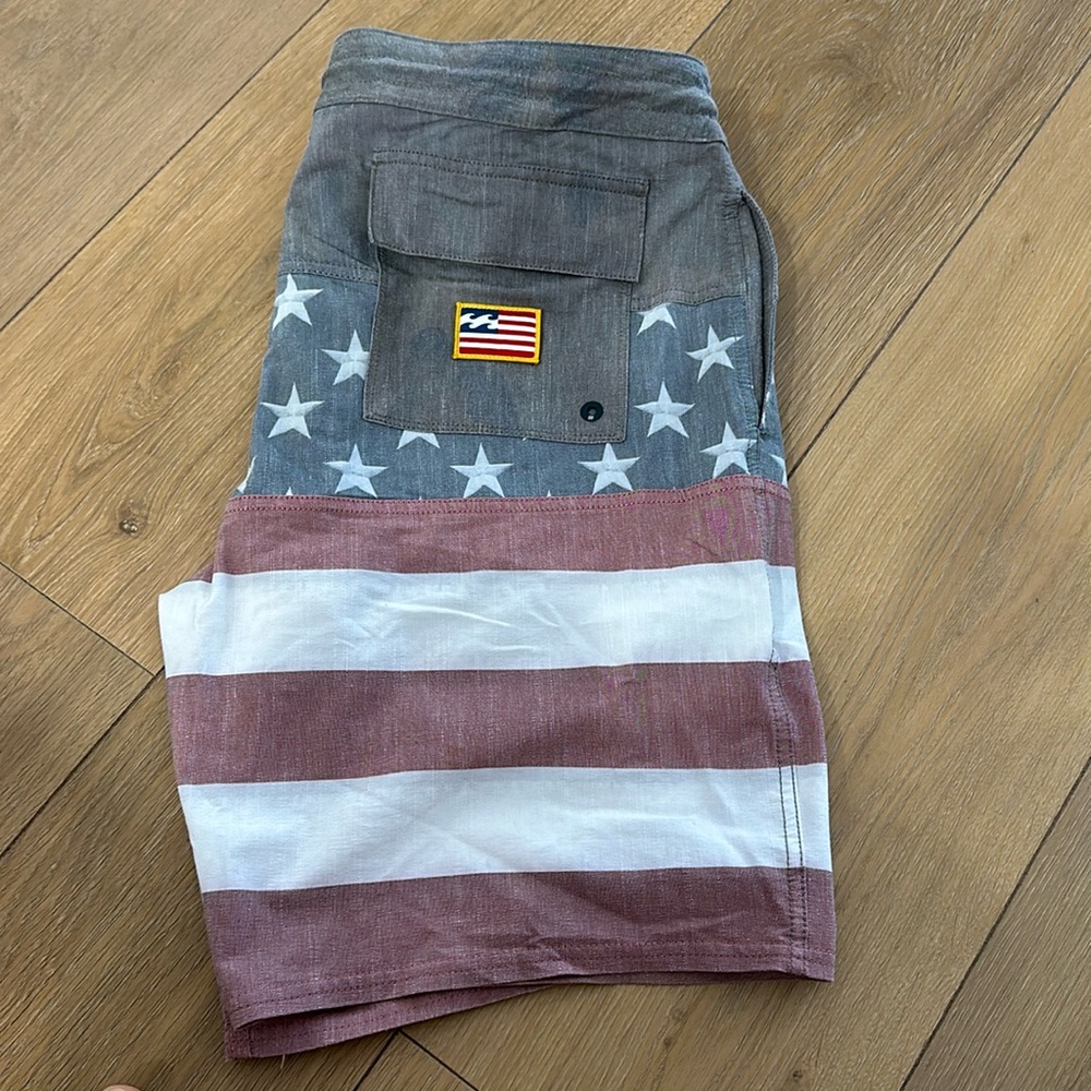 Billabong American flag design Tribong boardshorts